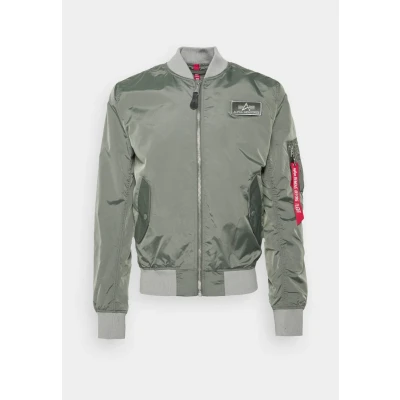 Abbildung von Alpha Industries MA1 Bomberjacke, Herren, Größe: Medium, Vintage green/silver