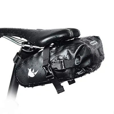 Abbildung von Rhinowalk Fahrrad Satteltasche Wasserdicht 1.5/2.5/5/10/13L Fahrradtasche Sitztasche für Outdoor Fahrräder Mountainbikes Rennräder