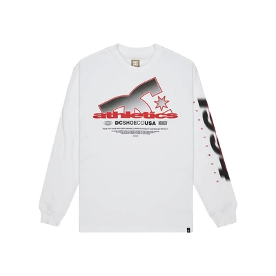 Abbildung von DC Shoes Langarmshirt, Herren, Größe: XL, Wbb white