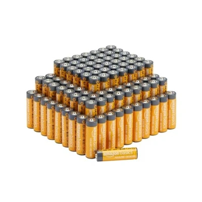 Abbildung von Amazon Basics AA Alkalisch Batterien, leistungsstark, 1.5 V, 100er Pack