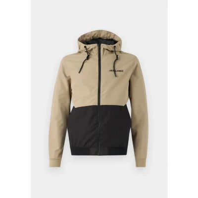 Abbildung von Jack &amp; Jones Jjerush HOOD Übergangsjacke, Herren, Größe: Small, Braun