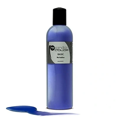 Abbildung von Senjo Color Basic Bodypainting Farbe I Gesichts &amp; Körperfarbe Kosmetische wasserlöslich Festival 250ml, marineblau