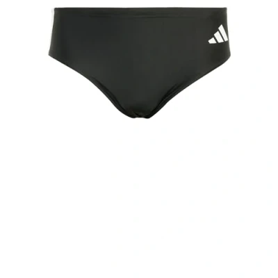 Abbildung von adidas Herren 3 Stripes Swim Trunks, Black/White, XS