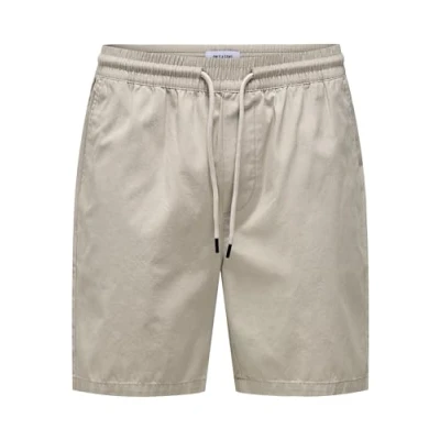 Abbildung von Only &amp; Sons Onstel LIFE Shorts, Herren, Größe: Large, Taupe