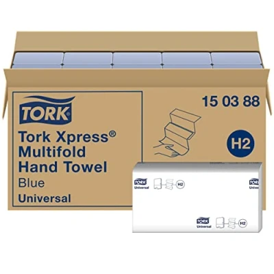 Abbildung von Tork Xpress Multifold Kart. 20x 37 St. blau 20 x 237 Tücher