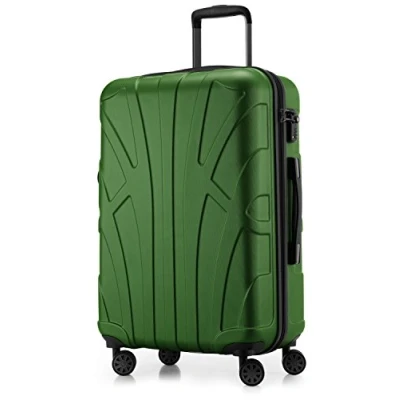 Abbildung von suitline Mittelgro√üer Koffer, TSA, 66cm, Gr√∂√üe M, Gr√ºn