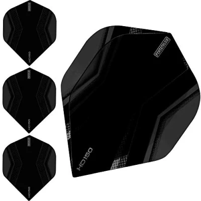 Abbildung von abcdarts Unisex Erwachsene Pentathlon Hd150 Xwing Dart Flights, Schwarz, Klassische EU