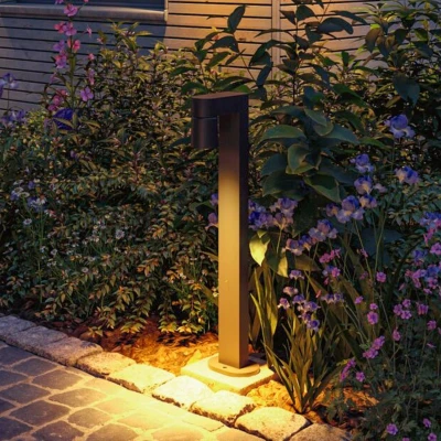 Abbildung von Paulmann LED Pollerleuchte »Kimu IP44 822mm 2200K 7,8W 500lm 230V 70 Anthrazit Aluminium«, 1 flammig, insektenfreundlich