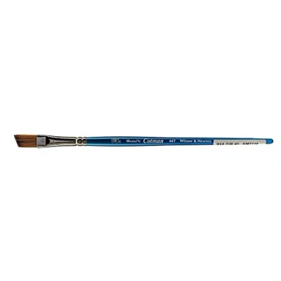 Abbildung von Winsor &amp; Newton Cotman Aquarell Pinsel Malpinsel, Holz, Transparent, 10mm 3/8 Schrägpinsel