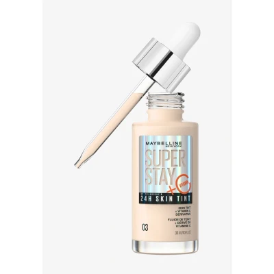 Abbildung von Maybelline New York Super STAY 24H SKIN TINT Foundation, Damen, Größe: 30 ml, True ivory