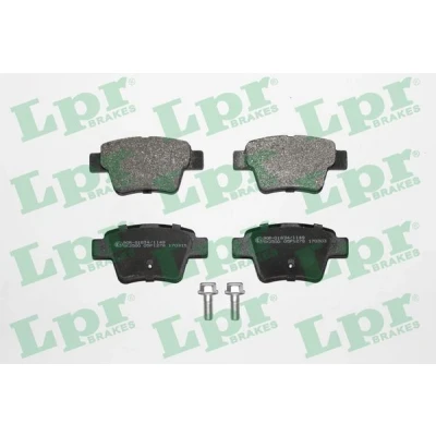 Abbildung von LPR 05P1278 Bremsbelagsatz mit Schrauben PEUGEOT: 207 Hatchback, 307 SW, CITROËN: C4 I Coupe