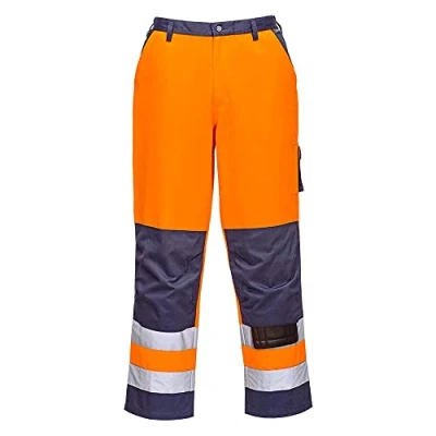 Abbildung von Portwest Lyon Warnschutz Bundhose, Größe: XL, Farbe: Orange/Marine, TX51ONRXL