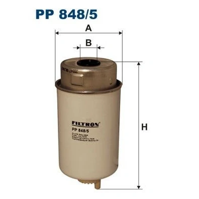 Abbildung von FILTRON PP 848/5 Kraftstofffilter Anschraubfilter FORD: Transit Mk5 Platform / Chassis, Tourneo, Van