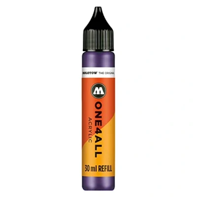 Abbildung von Molotow ONE4ALL Refill Acryl, Farbe 043 violett dunkel 30 ml, Nachfülltinte für Permanentmarker
