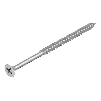 Abbildung von SECCARO Spanplattenschraube 6 x 110 mm, Edelstahl V2A VA A2, Holzschraube mit Teilgewinde, Kreuzschlitz/PZ, 50 Stück