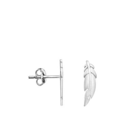 Abbildung von SOFIA MILANI Damen Ohrringe 925 Silber Ohrstecker als Blatt Zweig 20678