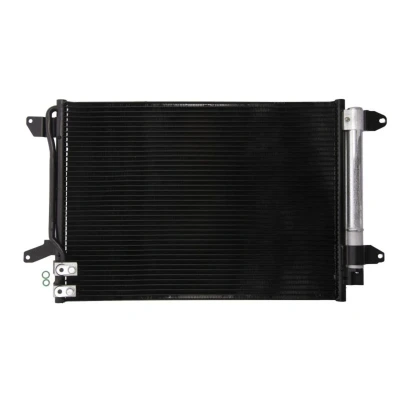 Abbildung von NRF 350028 Klimakondensator mit Trockner, Dichtring EASY FIT 15,3 13,7 Aluminium 540 R 1234yf VOLKSWAGEN: Jetta 4