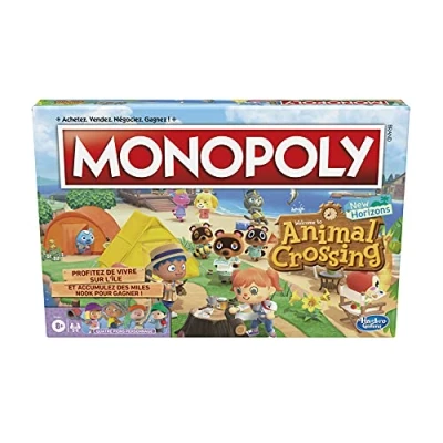 Abbildung von Monopoly Animal Crossing New Horizons Spielbrett für Kinder ab 8 Jahren , französisch Sprache (Language French)