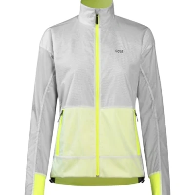 Abbildung von GOREWEAR Drive Jacke Damen, White/Neon Yellow, 34