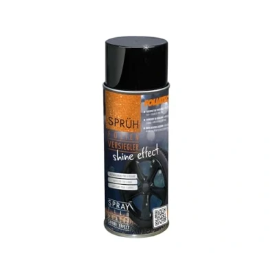 Abbildung von Foliatec Sprüh Folien Versiegler zum dauerhaften Versiegeln der Sprühfolie an Autofelge, Shine Effekt, 400 ml (1er Pack) Pack),