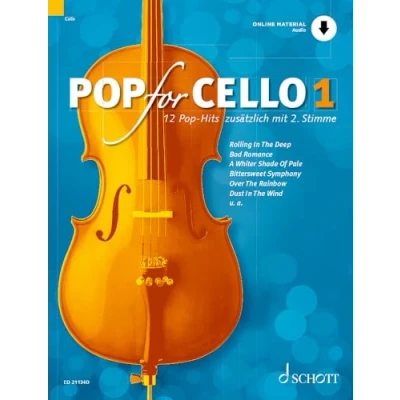 Abbildung von Pop for Cello: 12 Hits zusätzlich mit 2. Stimme. Band 1. 1 2 Violoncelli. (Pop Cello, 1)