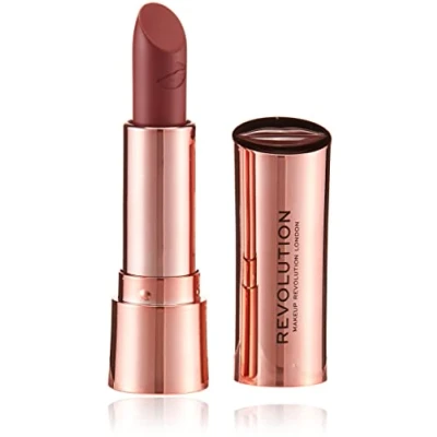 Abbildung von Makeup Revolution Satin KISS Lipstick Lippenstift, Damen, Größe: 3.5 g, Rosé