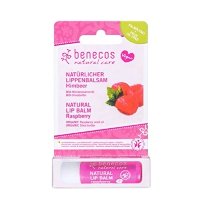 Abbildung von benecos Naturkosmetik Lippenbalsam Himbeer vegan