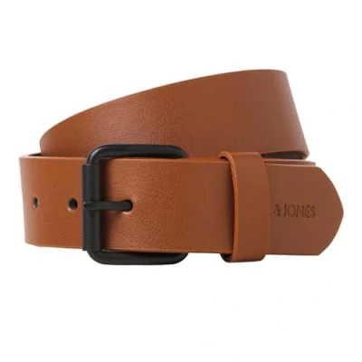 Abbildung von JACK&amp;JONES Herren JACIVAN Belt Synthetikgürtel, Cognac, 90