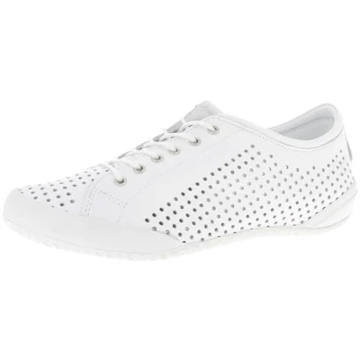 Abbildung von Andrea Conti Damen Schnürschuh Leder Halbschuh bequem geschwungene Sohle 0345767, Größe:40 EU, Farbe:Weiß