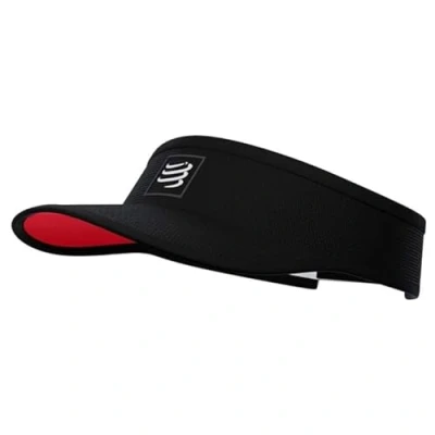 Abbildung von Compressport Unisex Visor Visier, Schwarz/Rot (Mehrfarbig), Einheitsgröße