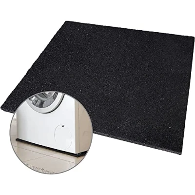 Abbildung von Mario10 Anti Vibrations Waschmaschinenmatte, 60 x 2 cm.Made in EU. Leicht zuschneidbare geruchsneutrale Antirutschmatte.Die Umweltfreundliche Rubber Mat.