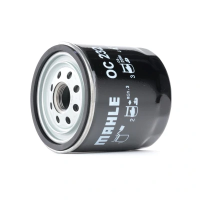 Abbildung von MAHLE ORIGINAL OC 232 Ölfilter mit einem Rücklaufsperrventil Anschraubfilter FORD: Focus Mk1 Estate, Transit Mk2 Minibus, Hatchback