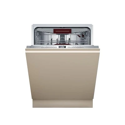 Abbildung von NEFF S155ECX15E, N 50, Smarter Geschirrspüler Vollintegriert, 60 cm, Spülmaschine Made in Germany, Besteckschublade, Open Dry, starke Reinigung mit Chef 70ºC, höhenverstellbarer Oberkorb, Time Light