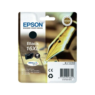 Abbildung von Epson 235M182 Original 16XL Tinte Füller (WF 2630WF, WF 2650DWF, 2660DWF, 2750DWF, 2760DWF), schwarz