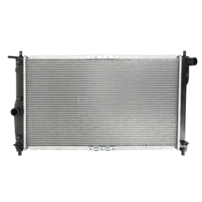 Abbildung von NRF 53649 Kühler, Motorkühlung Aluminium 655 378 16 Kühlrippen gelötet