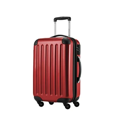 Abbildung von HAUPTSTADTKOFFER Alex Handgepäck, 55 x 38 23 cm, 4 Rollen, 42 Liter, Reisekoffer, Hartschalenkoffer, Rollkoffer, Bordgepäck Koffer, erweiterbar, Rot
