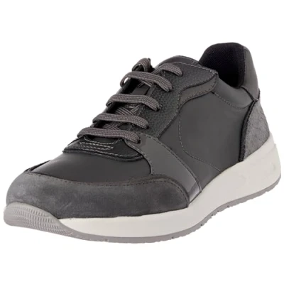 Abbildung von Geox Sneaker low, Damen, Größe: 40, Dk grey c Schuhe