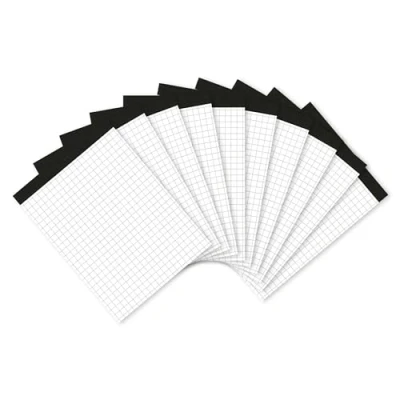 Abbildung von Landré Notiz Block ohne Deckblatt A6 kariert, 50 Blatt, 70 g/m², 10 Stück