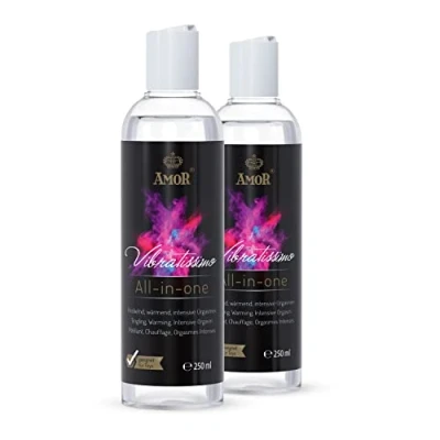 Abbildung von Vibratissimo Play Gel all in one 2x250 ml I wärmend und intensivierend Wasserbasierte Gleitgele Lubricant für Toys &amp; Latexkondome water based lubrication Dermatologisch getestet