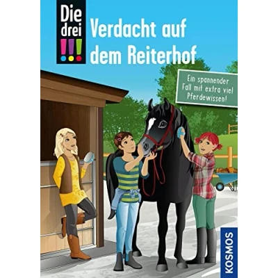 Abbildung von Die drei !!!, Verdacht auf dem Reiterhof: Ein spannender Fall mit extra viel Pferdewissen!
