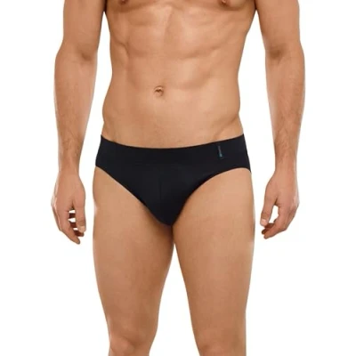 Abbildung von Schiesser Herren Atmungsaktiv Und Weich Long Life Soft Slip, Blauschwarz_149044, M EU
