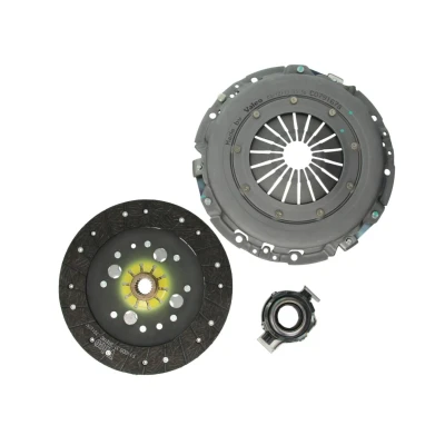 Abbildung von VALEO KIT3P 828111 Kupplungssatz mit Kupplungsdruckplatte Kupplungsscheibe, Ausrücklager 230 FIAT: Doblo I Estate, II Box Body / Estate