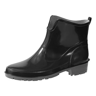 Abbildung von Ladeheid Thermo Eva Gummistiefel Damen gefüttert wasserdichte und federleichte Regenstiefel LA 800 2017 (Schwarz/Schwarz, 36 EU)