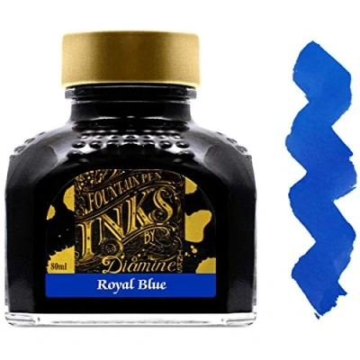 Abbildung von Diamine Füllfederhalter Tinte, 80 ml, Türkis bernsteinfarben