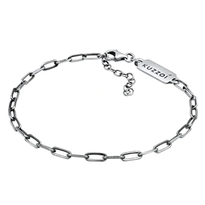 Abbildung von Kuzzoi Basic Chain LOOK Armband, Herren, Größe: 19, Silver