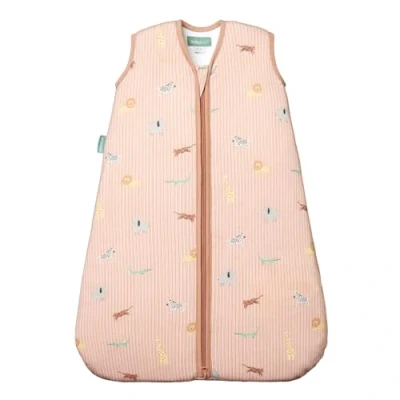 Abbildung von molis&amp;co Baby Schlafsack ärmellos Ideal für Frühling und Herbst Babyschlafsack 1 tog ohne Ärmel Leicht gepolstert 100% Baumwolle (Oeko TEX 100), Premium Qualität Jungle (95 cm)