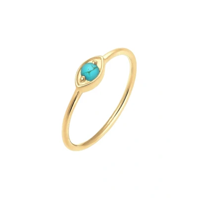 Abbildung von Elli EVIL EYE Talisman Ring goldcoloured, Damen, Größe: 54, Gold coloured
