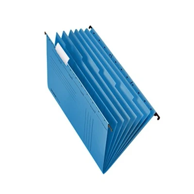 Abbildung von Original Falken Projektmappe und Personalmappe UniReg. Made in Germany. Aus Recycling Karton für DIN A4 seitlich offen blau Blauer Engel Personalakte Personalhefter die lose Blatt Ablage