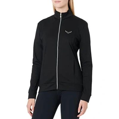 Abbildung von Trigema Damen 5021111 Sweatjacke,Schwarz (schwarz), Gr. XL