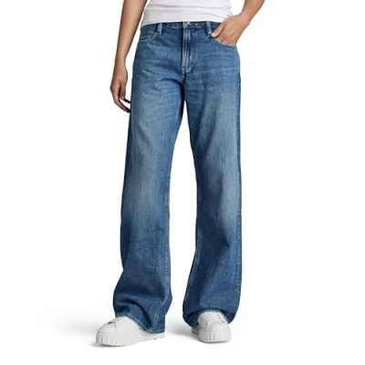Abbildung von G STAR Damen Judee Low Waist Loose Jeans Blau (Faded Harbor D22889 D436 D331) 31W / 32L